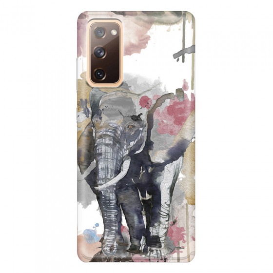 SAMSUNG - Galaxy S20 FE - Soft Clear Case - Elephant