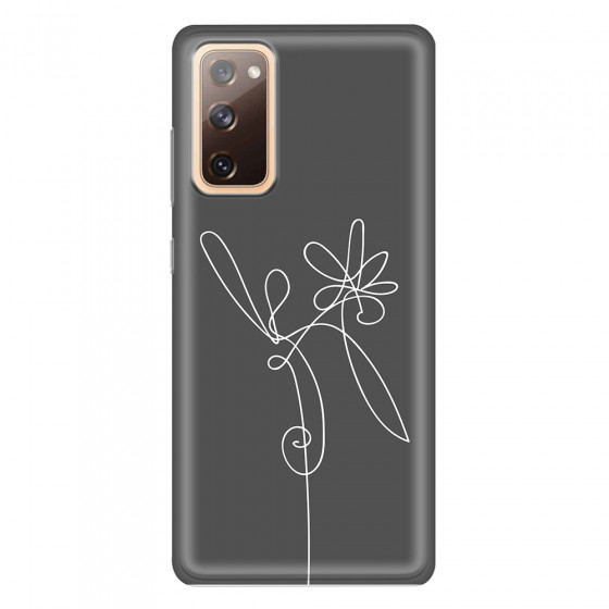 SAMSUNG - Galaxy S20 FE - Soft Clear Case - Flower In The Dark