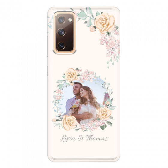 SAMSUNG - Galaxy S20 FE - Soft Clear Case - Frame Of Roses