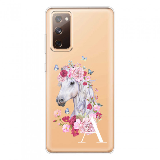 SAMSUNG - Galaxy S20 FE - Soft Clear Case - Magical Horse White