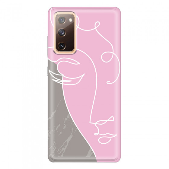 SAMSUNG - Galaxy S20 FE - Soft Clear Case - Miss Pink