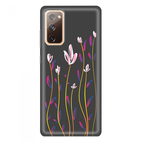 SAMSUNG - Galaxy S20 FE - Soft Clear Case - Pink Tulips