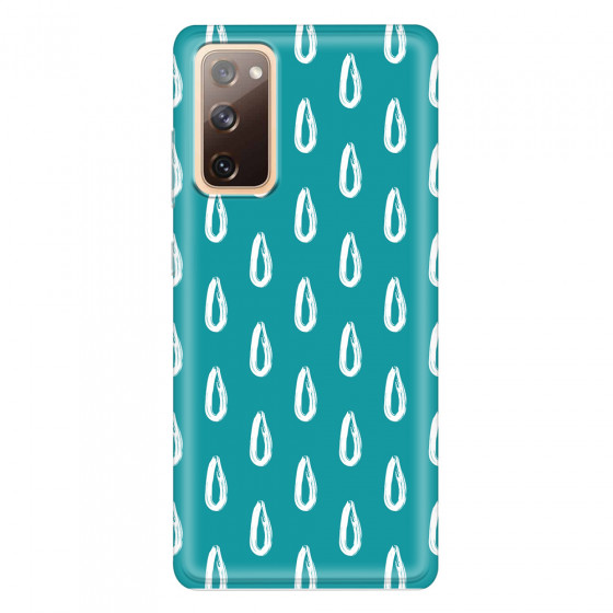 SAMSUNG - Galaxy S20 FE - Soft Clear Case - Pixel Drops