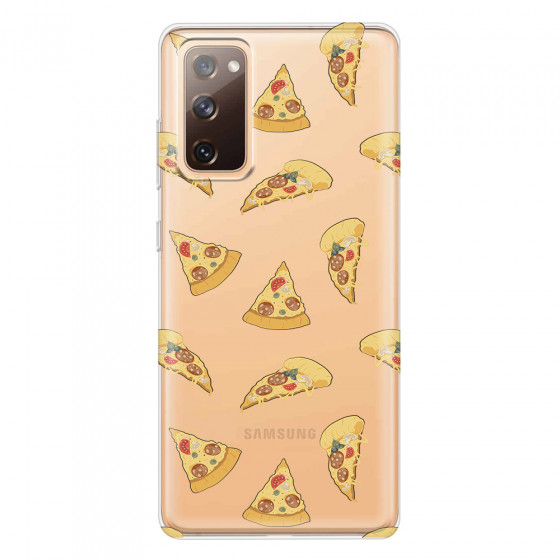SAMSUNG - Galaxy S20 FE - Soft Clear Case - Pizza Phone Case