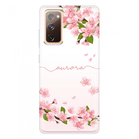 SAMSUNG - Galaxy S20 FE - Soft Clear Case - Sakura Handwritten