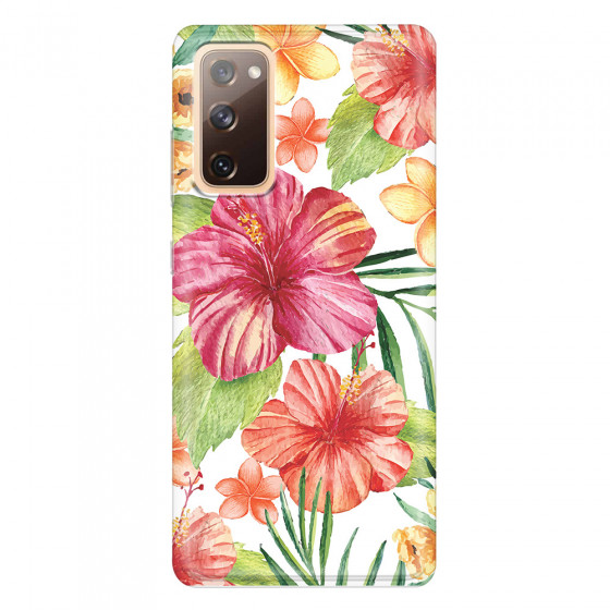 SAMSUNG - Galaxy S20 FE - Soft Clear Case - Tropical Vibes