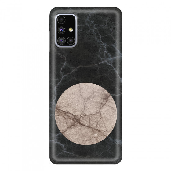 SAMSUNG - Galaxy M51 - Soft Clear Case - Pure Marble Collection VII.