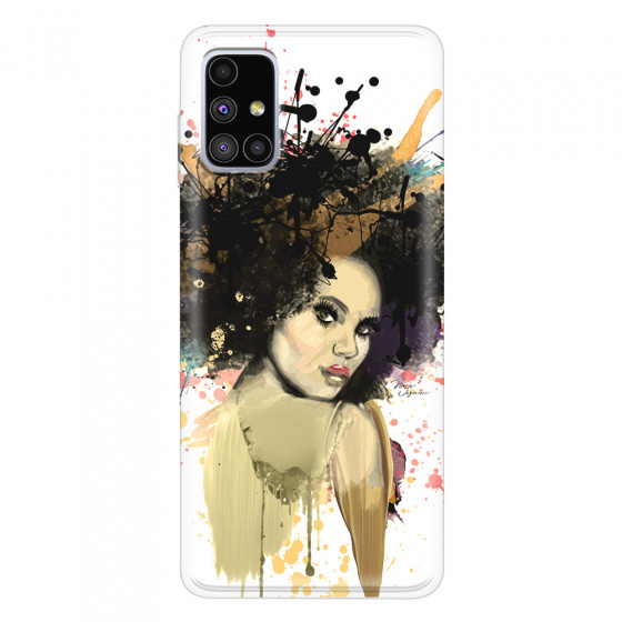 SAMSUNG - Galaxy M51 - Soft Clear Case - We love Afro