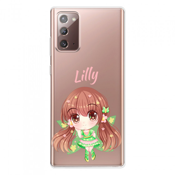 SAMSUNG - Galaxy Note20 - Soft Clear Case - Chibi Lilly