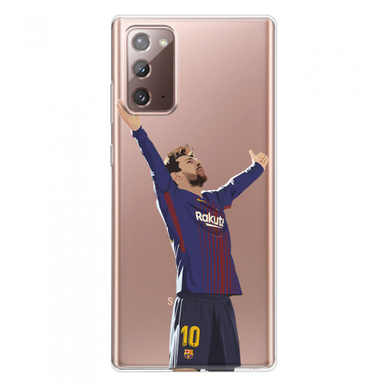 SAMSUNG - Galaxy Note20 - Soft Clear Case - For Barcelona Fans