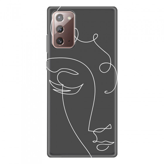 SAMSUNG - Galaxy Note20 - Soft Clear Case - Light Portrait in Picasso Style