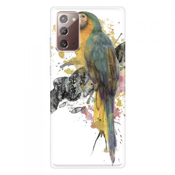 SAMSUNG - Galaxy Note20 - Soft Clear Case - Parrot