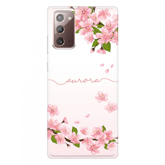 SAMSUNG - Galaxy Note20 - Soft Clear Case - Sakura Handwritten