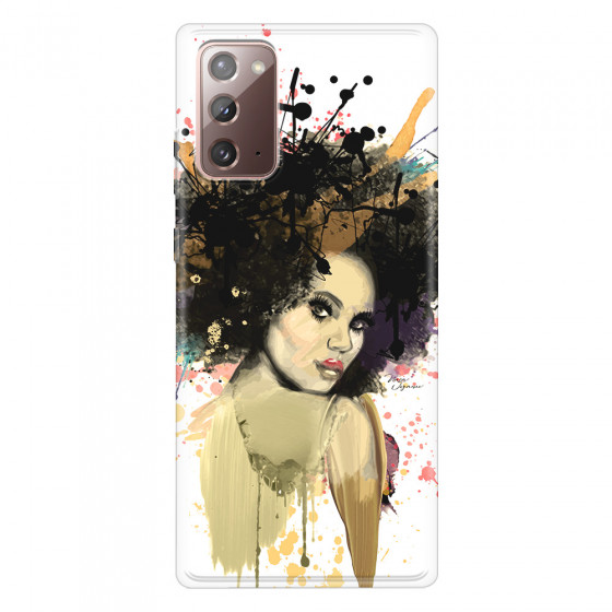 SAMSUNG - Galaxy Note20 - Soft Clear Case - We love Afro