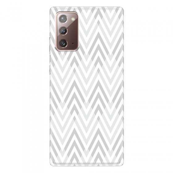 SAMSUNG - Galaxy Note20 - Soft Clear Case - Zig Zag Patterns