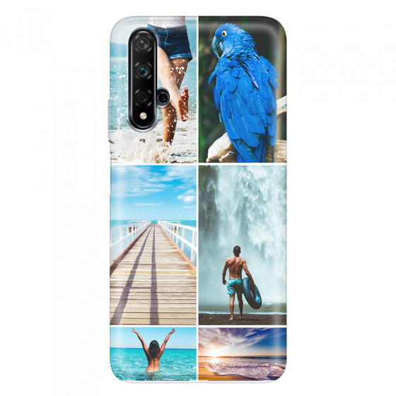HUAWEI - Nova 5T - Soft Clear Case - Collage of 6