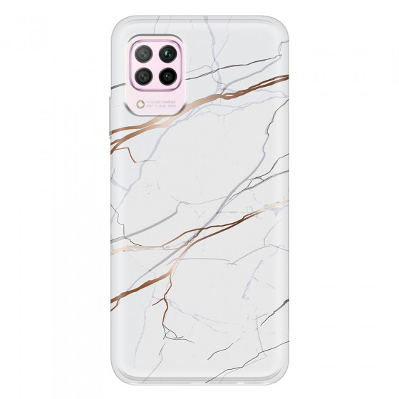 HUAWEI - P40 Lite - Soft Clear Case - Pure Marble Collection IV.