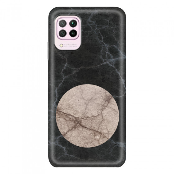 HUAWEI - P40 Lite - Soft Clear Case - Pure Marble Collection VII.