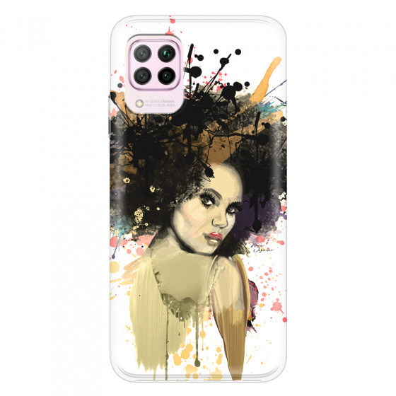 HUAWEI - P40 Lite - Soft Clear Case - We love Afro