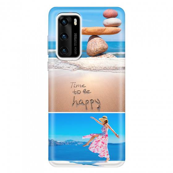 HUAWEI - P40 - Soft Clear Case - Collage of 3