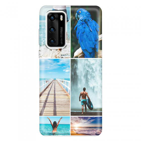 HUAWEI - P40 - Soft Clear Case - Collage of 6