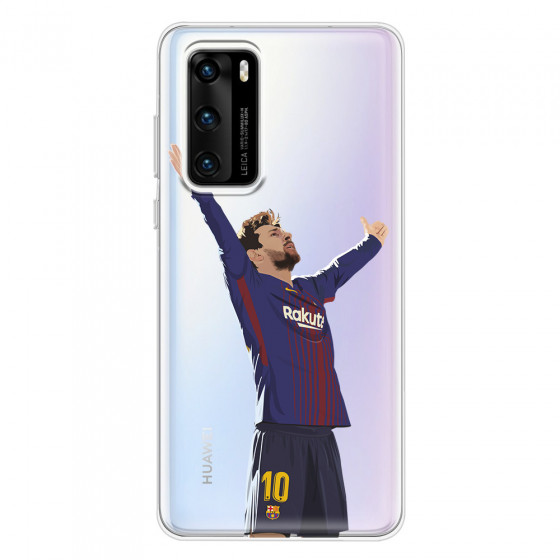 HUAWEI - P40 - Soft Clear Case - For Barcelona Fans