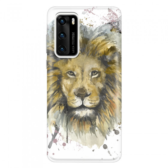 HUAWEI - P40 - Soft Clear Case - Lion