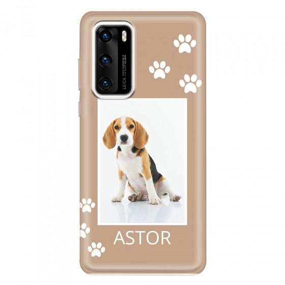 HUAWEI - P40 - Soft Clear Case - Puppy