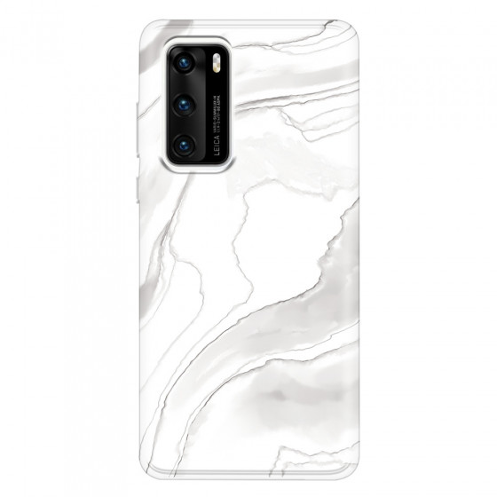HUAWEI - P40 - Soft Clear Case - Pure Marble Collection III.