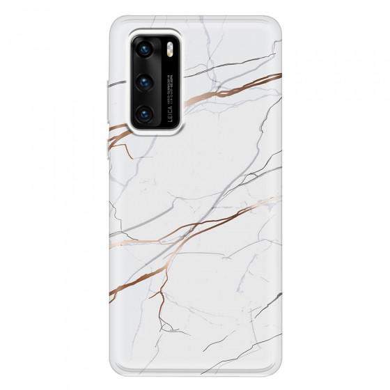 HUAWEI - P40 - Soft Clear Case - Pure Marble Collection IV.