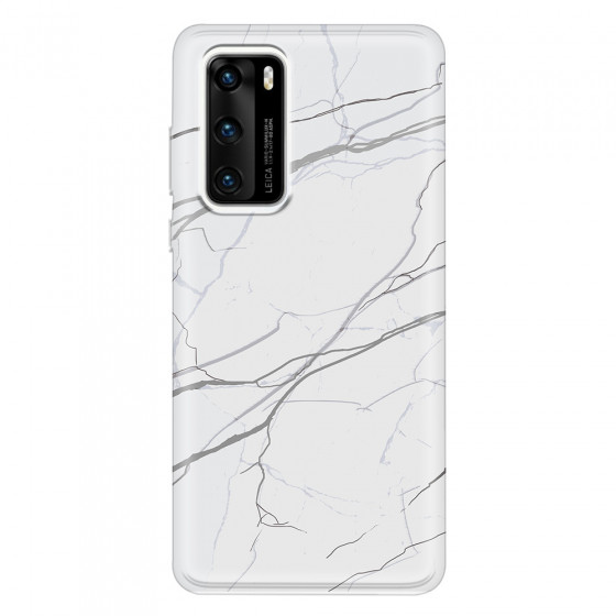 HUAWEI - P40 - Soft Clear Case - Pure Marble Collection V.