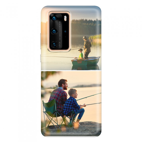 HUAWEI - P40 Pro - Soft Clear Case - Collage of 2