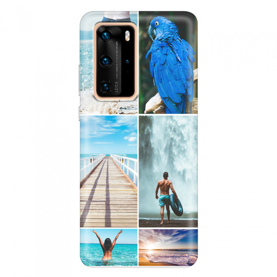 HUAWEI - P40 Pro - Soft Clear Case - Collage of 6
