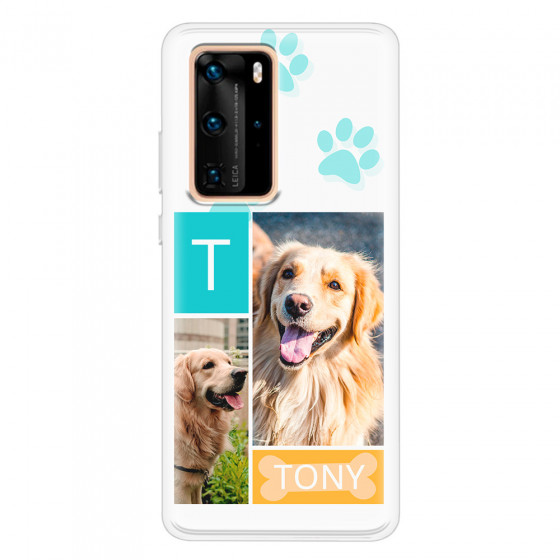 HUAWEI - P40 Pro - Soft Clear Case - Dog Collage