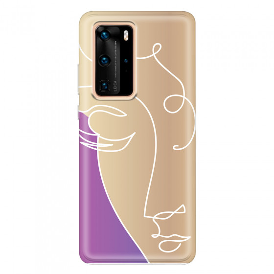 HUAWEI - P40 Pro - Soft Clear Case - Miss Rose Gold
