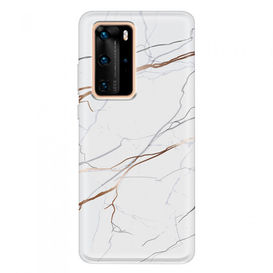 HUAWEI - P40 Pro - Soft Clear Case - Pure Marble Collection IV.