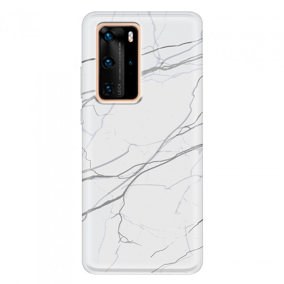 HUAWEI - P40 Pro - Soft Clear Case - Pure Marble Collection V.