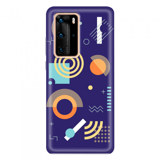 HUAWEI - P40 Pro - Soft Clear Case - Retro Style Series I.