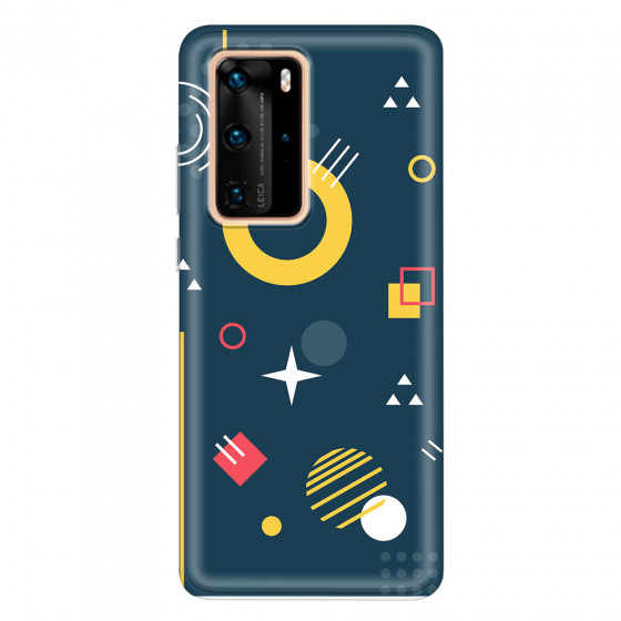 HUAWEI - P40 Pro - Soft Clear Case - Retro Style Series II.