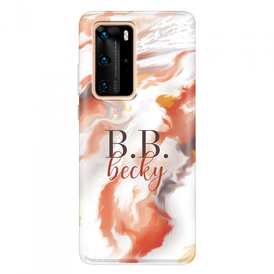 HUAWEI - P40 Pro - Soft Clear Case - Streamflow Autumn Passion