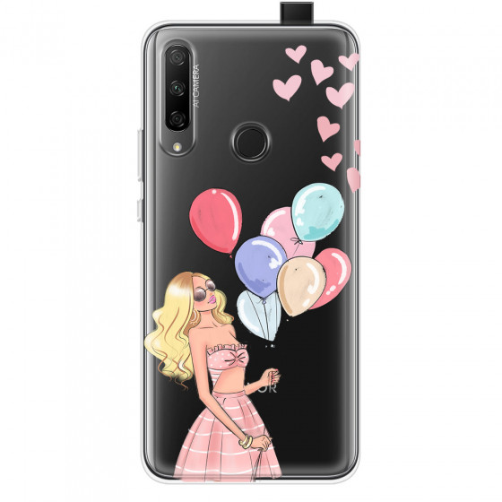 HONOR - Honor 9X - Soft Clear Case - Balloon Party