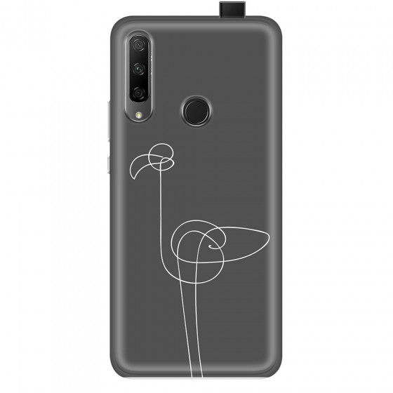 HONOR - Honor 9X - Soft Clear Case - Flamingo Drawing