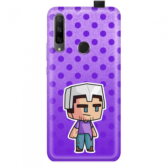 HONOR - Honor 9X - Soft Clear Case - Purple Shield Crafter