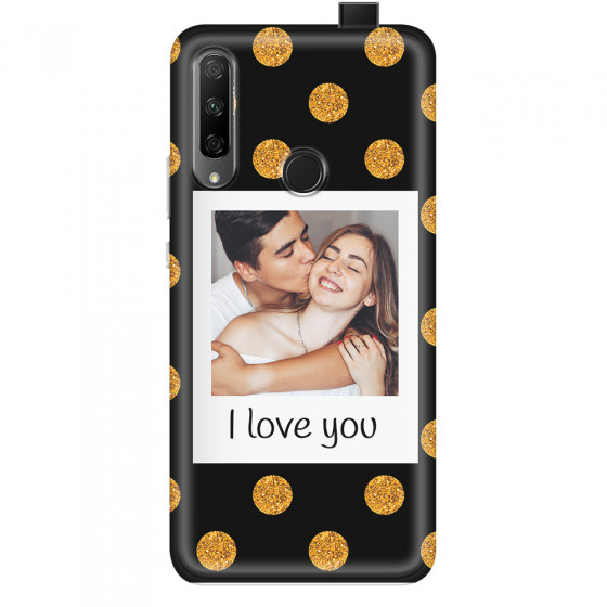 HONOR - Honor 9X - Soft Clear Case - Single Love Dots Photo