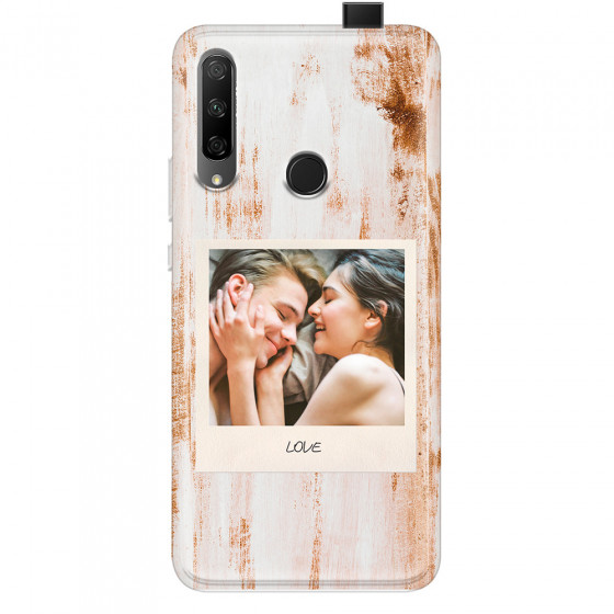 HONOR - Honor 9X - Soft Clear Case - Wooden Polaroid
