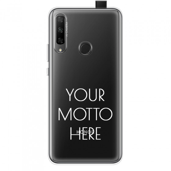 HONOR - Honor 9X - Soft Clear Case - Your Motto Here