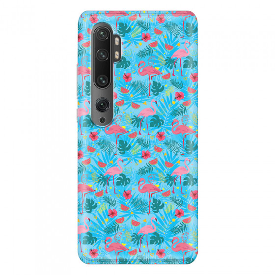 XIAOMI - Mi Note 10 / 10 Pro - Soft Clear Case - Tropical Flamingo IV