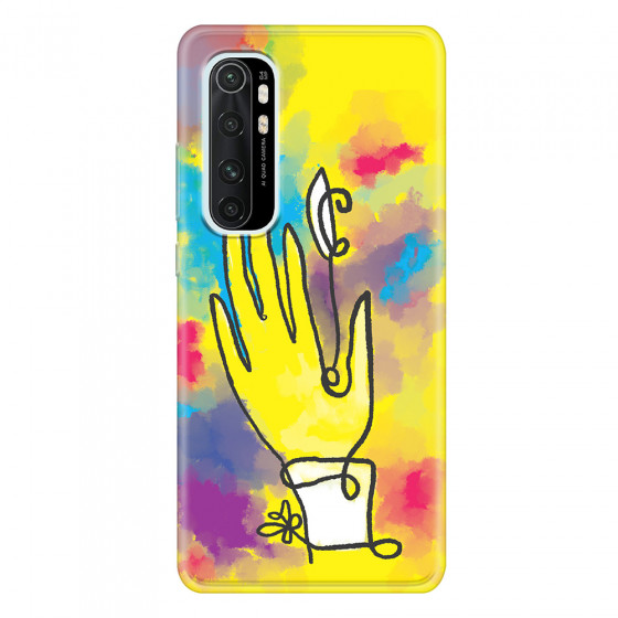 XIAOMI - Mi Note 10 Lite - Soft Clear Case - Abstract Hand Paint