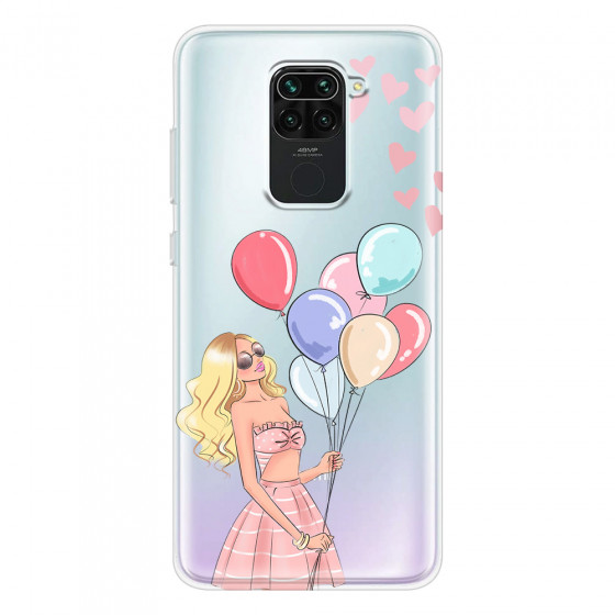 XIAOMI - Redmi Note 9 - Soft Clear Case - Balloon Party