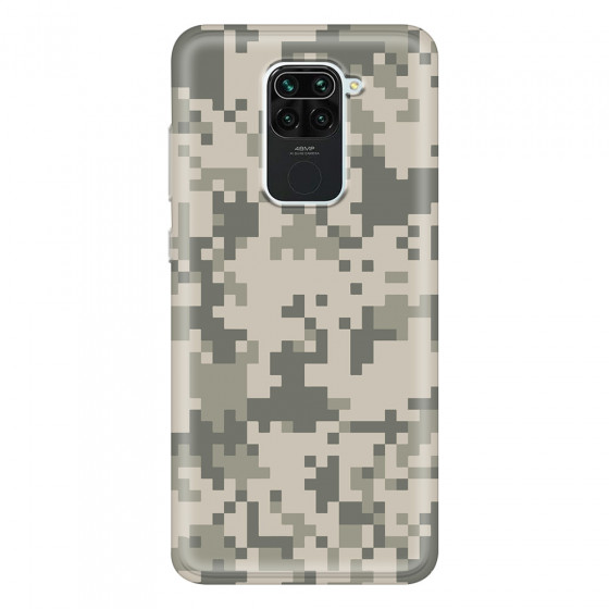 XIAOMI - Redmi Note 9 - Soft Clear Case - Digital Camouflage